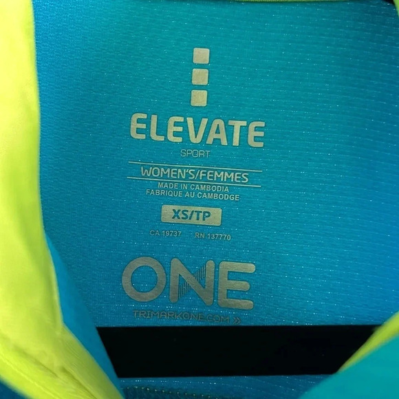 Women's Elevate Long Sleeve Quarter Zip Jacket | Bright Blue | Quarter zip - Picture 4 of 7